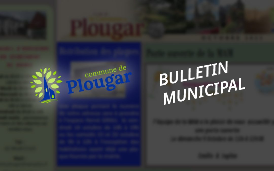 Bulletin municipal d’OCTOBRE 2022